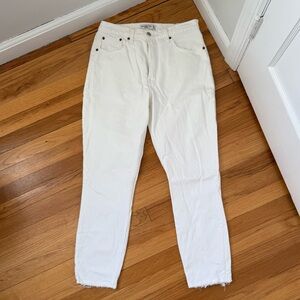Abercrombie & Fitch Women's White Jeans